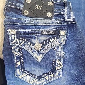 Miss Me Signature Capri Denim Jeans Womens Size 26 inseam 19"capri